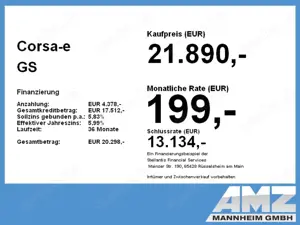 Opel Corsa-e GS LED+Sitzheizung+Kamera+Klimaautomatik Bild 4