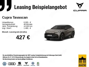CUPRA Tavascan CUPRA Tavascan Endurance 210 kW (286 PS) 77 kWh