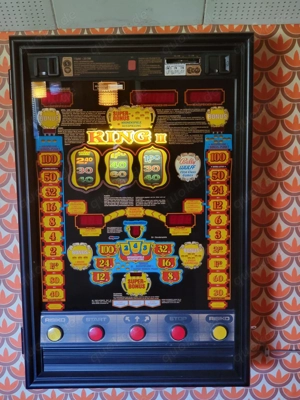 Vintage Spielautomaten Deko  Ring II    Bally Wulff   Retro Kneip