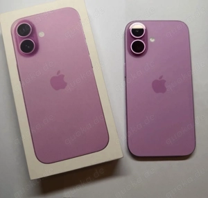 Neues Apple iPhone 16 mit 128 GB Pink, funktioniert sehr gut und ist garantiert