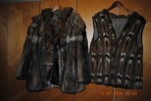 Felljacke orig. Hamster Gr. 42 + Fuchspelzjacke Gr. 40 nwtg.