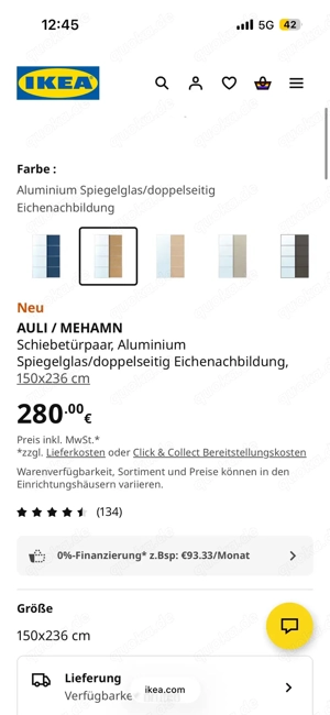 ikea Pax schiebetürpaar Bild 3