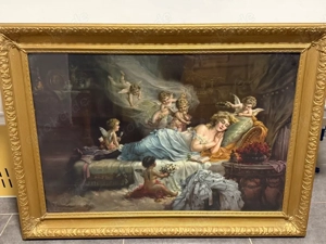 Vintage Kunstdruck "Hochzeitstraum" v.Zabateri -H.Zatzka Gut erhalten 