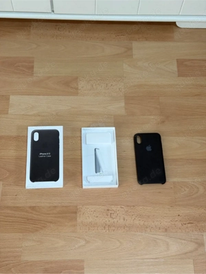 iPhone XS Lederhülle   Schwarz, mit OVP