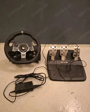 Logitech G920 Driving Force Lenkrad mit Pedalen, USB, für PC Xbox, ohne OVP.