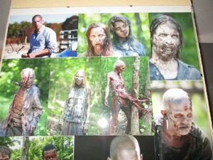 2 x The Walking Dead Zombie super Bilder im Bilderrahmen anschauen