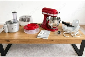 KitchenAid artisan Küchenmaschine Rot Mit Zubehör 
