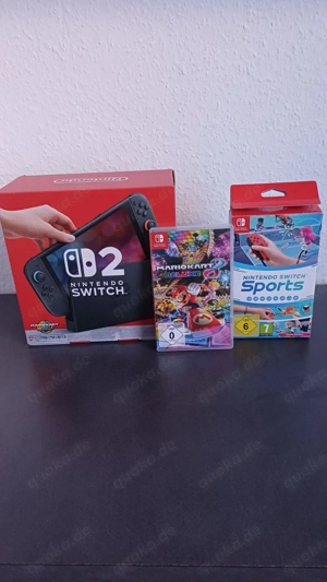 Nintendo switch Gen.2 mit spiel und garantie