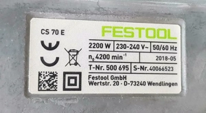 Festool CS 70 Precisio SET Tischzugsäge  Bild 6