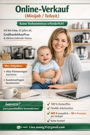 (Homeoffice | Minijob | Teilzeit | flexible Zeiten)