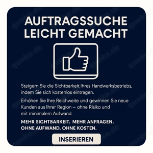 Kostenlose Plattform für Handwerker, Auftraggeber, Dienstleistungen & Immobilien   jetzt eintragen Bild 2