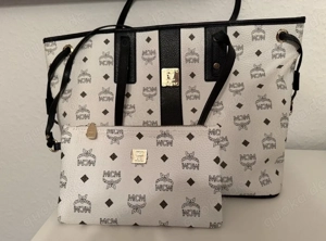 Mcm Shopper Tasche Weiß 