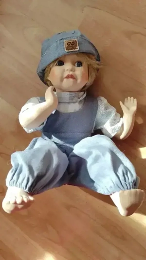 Porzellan Puppe, Junge 