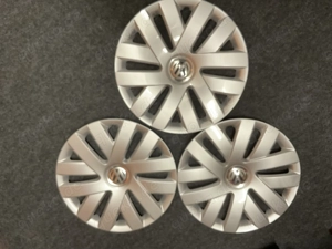 3 Stück Original Radblenden von VW mit 16 Zoll, neuwertig