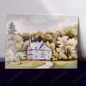 Handgemaltes Ölbild ohne Rahmen 