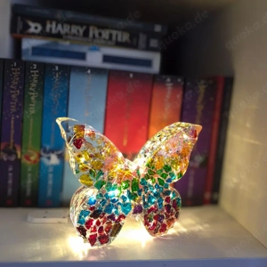 Handgefertigte LED-Lampe aus Epoxidharz, Dekoration, Geschenkidee 