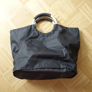 Shopper, Einkaufsshopper, Tasche, groß, schwarz, gebraucht