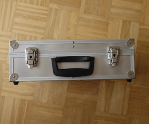 Utensilienkoffer, Verpackungskoffer, Werkzeugkoffer, silber, Marke: allit Bild 4