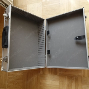 Utensilienkoffer, Verpackungskoffer, Werkzeugkoffer, silber, Marke: allit Bild 5