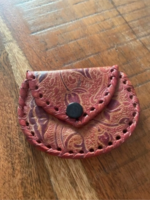 Kleine Geldbörse Geldbeutel echtes Leder Made in India