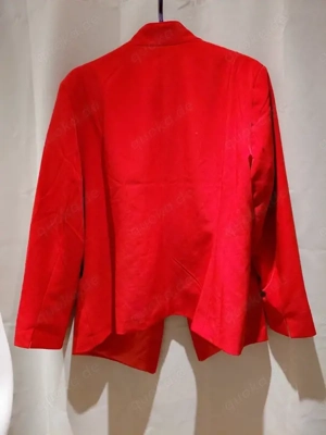 Roter Blazer mit kleinem Stehkragen in Größe 52 von Bonprix Bild 2