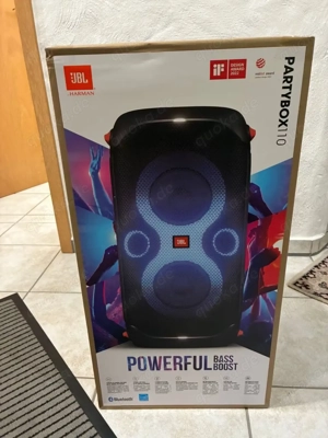 JBL Partybox 110 Bluetooth-Lautsprecher - Wie neu - OVP
