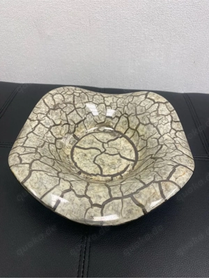 wunderschöne Porzellan -Dekoschale mit dazugehöriger Kugel