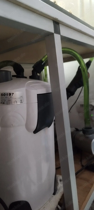 Aquarium Komplettset 300L (120*50*50) Eheim Led   JBL UVC   Alu