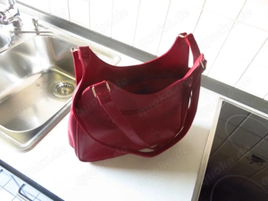 Handtasche, rot Bild 3
