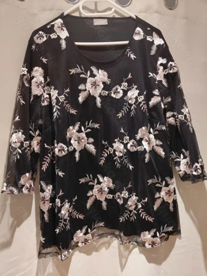 Shirt mit Stickerei von canda Gr. 50