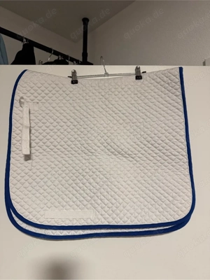 Schabracke weiß Dressur WB 