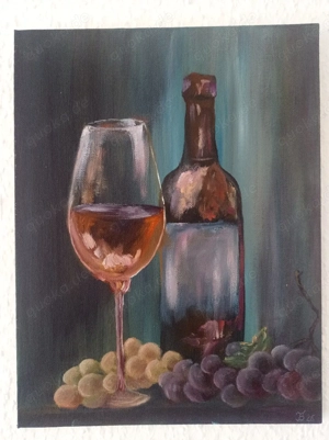 Ölgemalde Leinwand Karton 23x30 