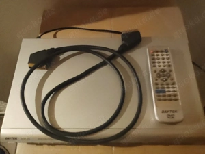 DVD Player Daytek DVDP 155 mit Fernbedienung und Scart Kabel