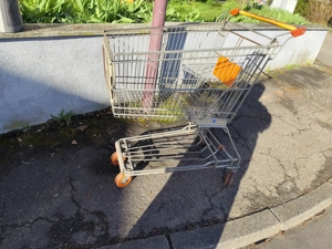 Einkaufswagen zu verschenken
