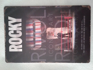 Haushaltsauflösung alles wird verkauft "Rocky Balboa Metallschild Blechschild"