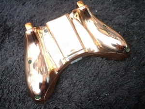 Original XBOX 360 Custom wireless Controller Orange Chrom Bild 5