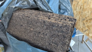 5x Schwarzkorkplatte je 100x50x2