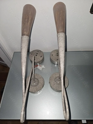 Wie neu! 2 Terzani Virgins Wandleuchten mit Muranoglas TOP! Klassiker!