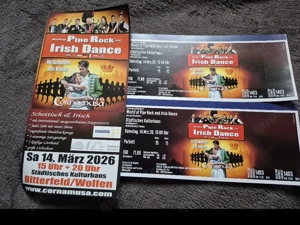 zwei Tickets für "World of Pipe Rock and Irish Dance"
