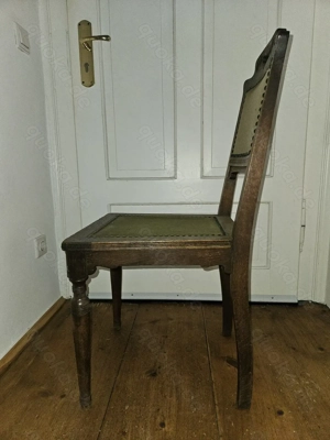 Antik! 2 x Massiver, stabiler Holz Stuhl Eiche ca. 1920 Jugendstil á 60 ! Rarität! 