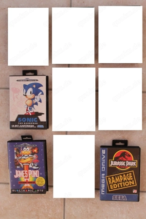 Sega Mega Drive Spiele in OVP vollständig CIB abzugeben !