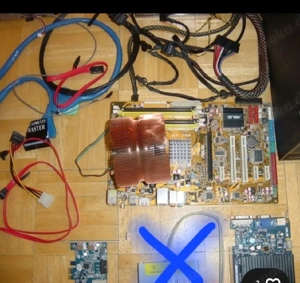  PC Motherboard,Netzgäret Super Flower 400,2x HDD,CD ROM,DVD Brenner,diverse Teile Bild 10