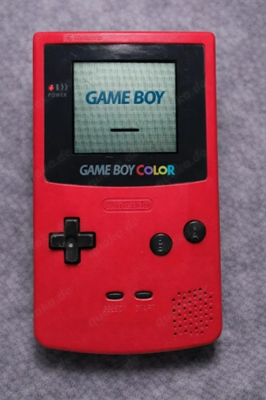 Nintendo Game Boy Color rot | guter Zustand | wie auf den Fotos | Retro Handheld Konsole