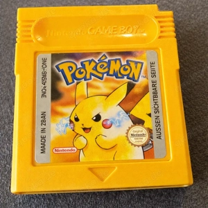Nintendo Pokémon Gelbe Edition Deutsch | Game Boy Modul | funktioniert | Pokémon Klassiker