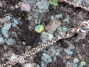 Anhänger vergoldet mit Kette Sibler 925