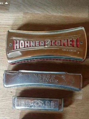 HOHNER Mundharmonika 3 st. älter - siehe Org.Bilder - Bild 3