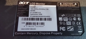 Acer X193W Bildschirm, kostenlos bei Abholung  Bild 4