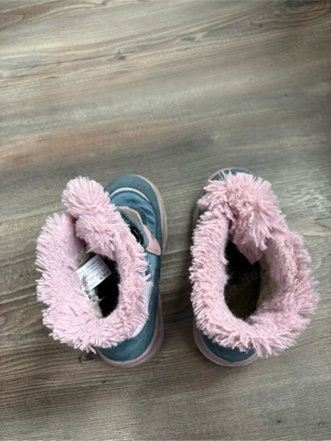 Superfit Winterstiefel Gr. 24 dunkelfarbig-rosa mit Herzchen