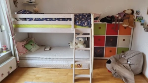 Kinder Hochbett Flexa mit Matratze 