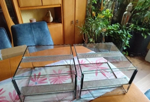 Terrarium 30 x 30 x 20 Doppellüftung,Kaminlüftung  , 2 Stück 